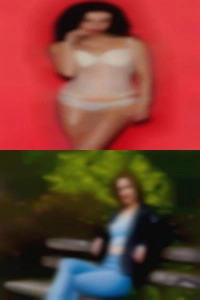 Short stocky woman in the nude and with hairy Laurel cunts